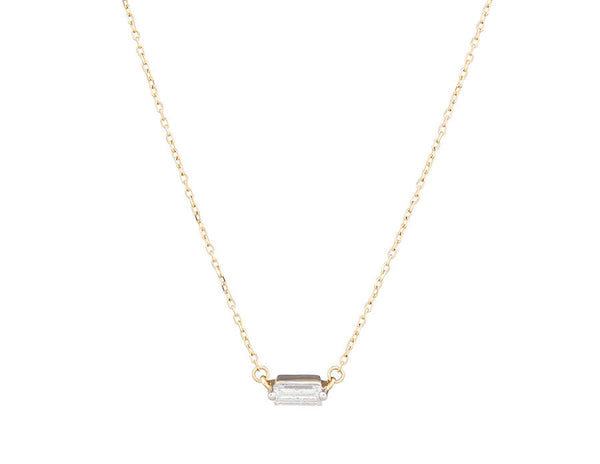 Adaline Baguette Pendant Necklace