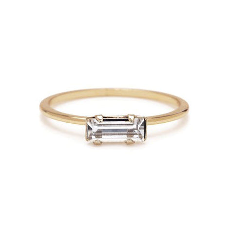 Alice Tiny Baguette Ring