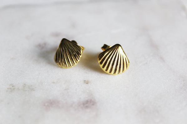 Arielle Shell Stud Earrings