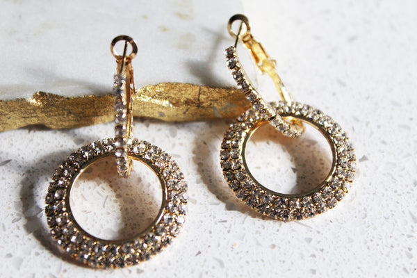 Aurora Circle Hoop Earrings