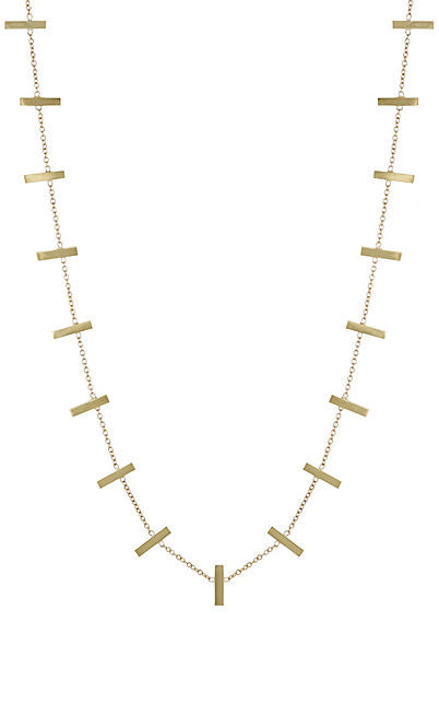 Elena Cross Bar Necklace