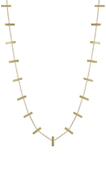 Elena Cross Bar Necklace