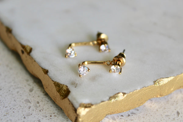 Kitty Ear Jacket Earrings