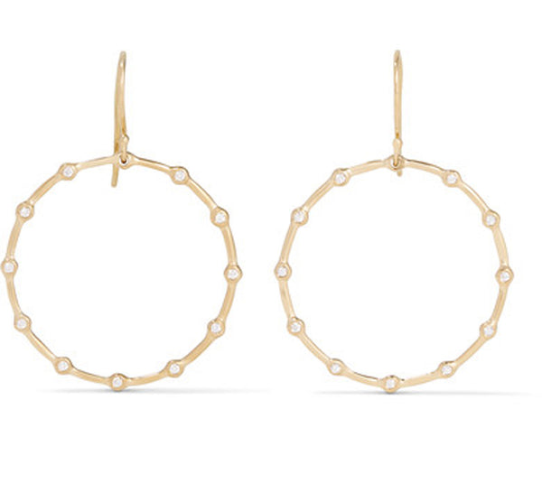 Portia Circle Hoop Earrings