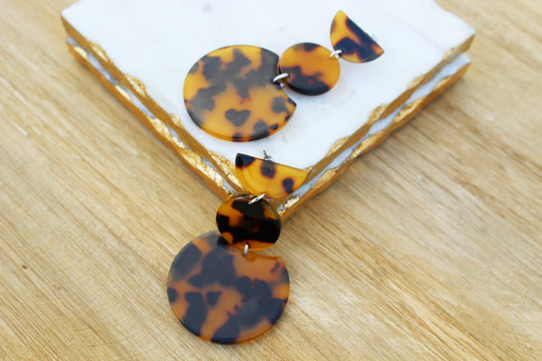 Rowan Tortoise Shell Earrings