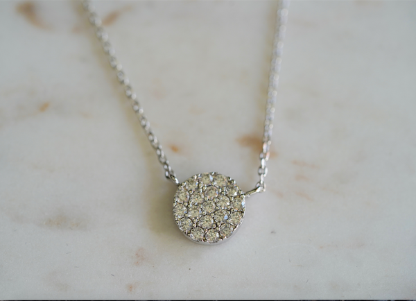 Elsie Circle Pendant Necklace