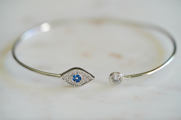 Eva Evil Eye Cuff Bracelet