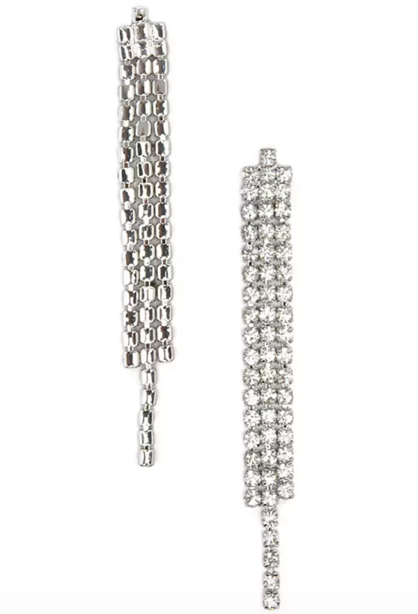 Serena Rhinestone Drop Earrings