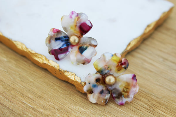 Tallulah Flower Stud Earrings