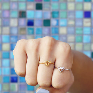 Tessa Diamond Cutout Ring