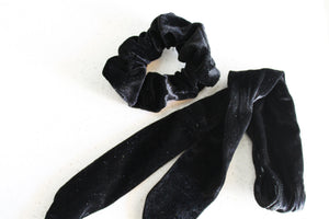 Velvet Bow Scrunchie