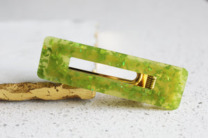Green Glitter Clip