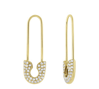 Kenny Safety Pin Earrings