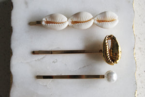 Seashells Bobby Pin Set