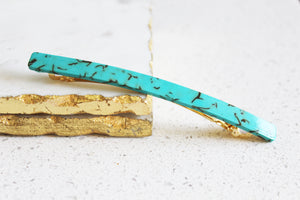 Turquoise Long Barrette