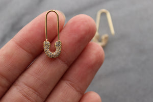 Kenny Safety Pin Earrings