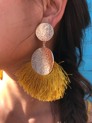 Delilah Fan Fringe Earrings
