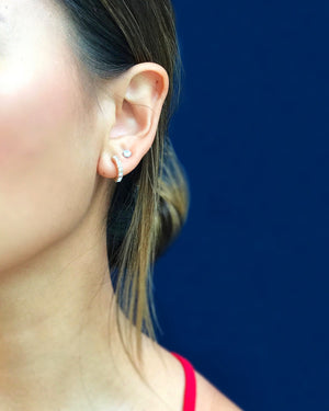 Eliza Tiny Hoop Earrings