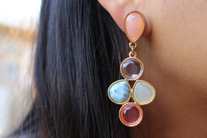 Isla Multi-colored Drop Earrings